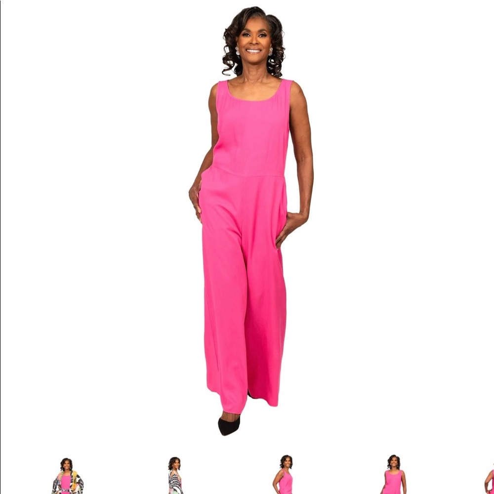Sassy Jones Bam Bam Pink Jumpsuit ONLY